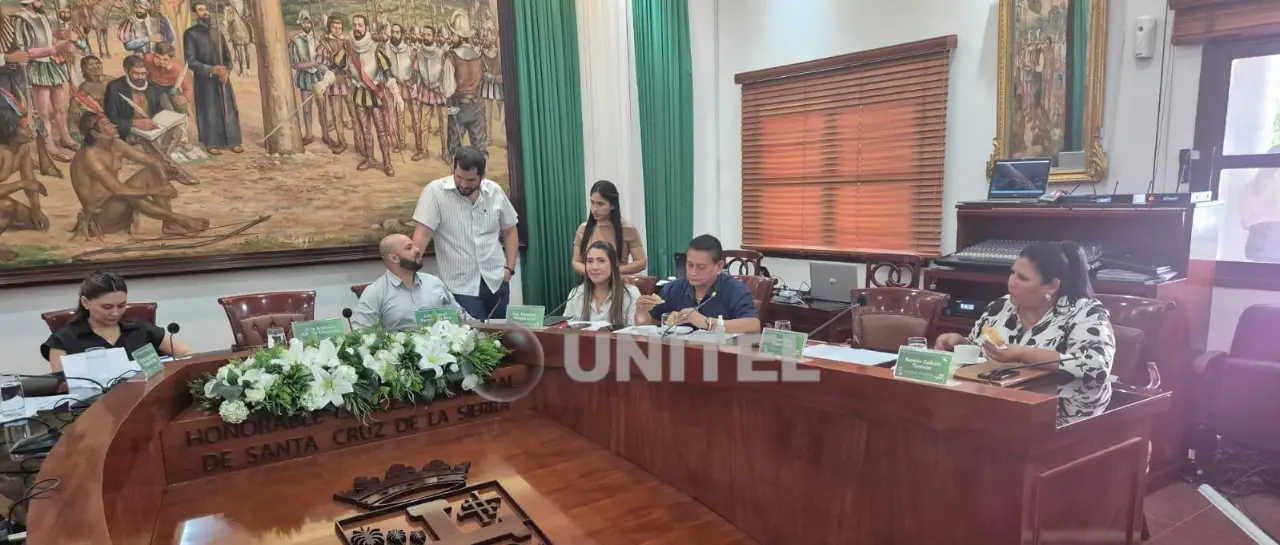 Tensión en el Concejo cruceño: sesión suspendida y enfrentamiento entre concejala y vecina