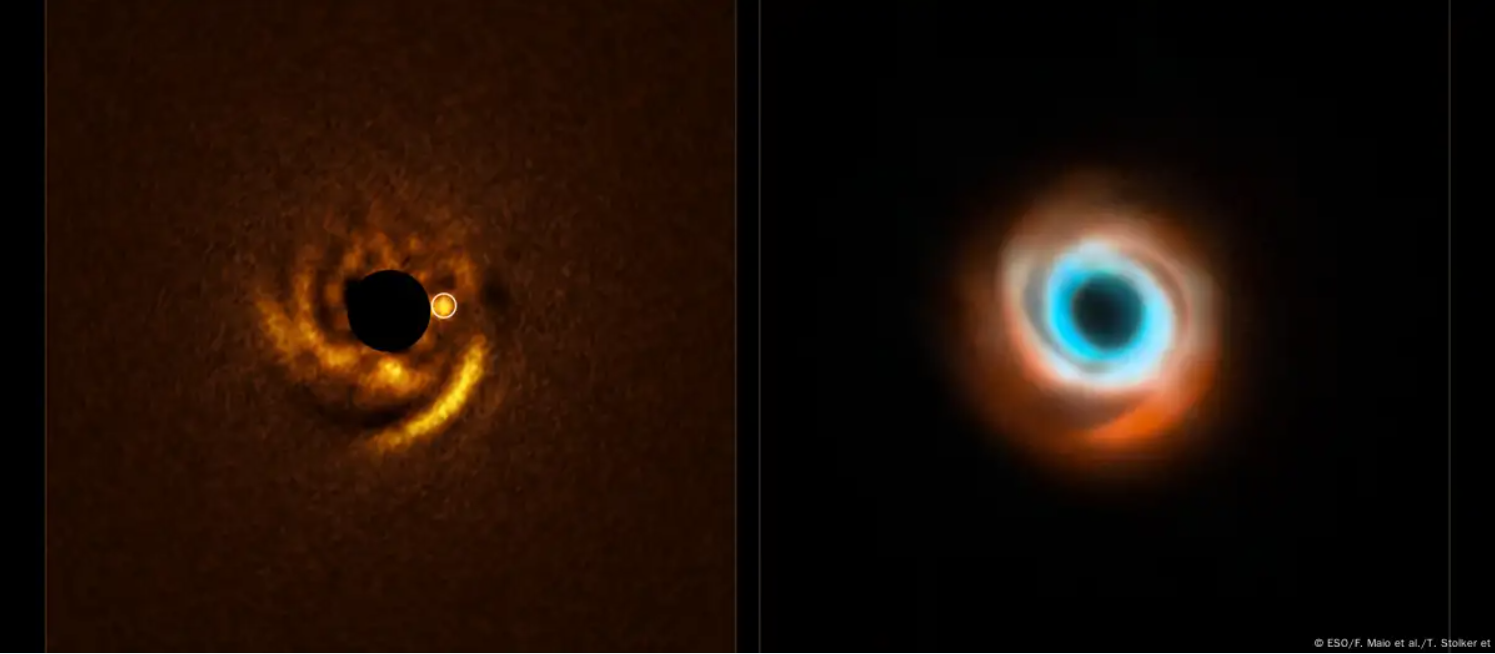 Astrónomos captan por primera vez el nacimiento de un planeta en tiempo real