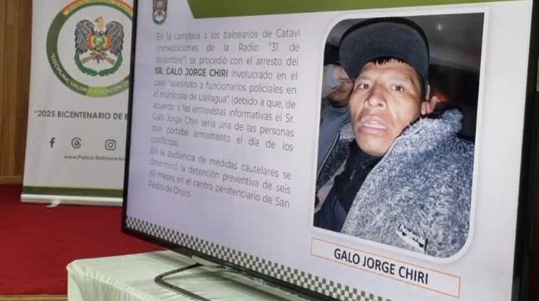 Policía identifica a francotirador y red de resistencia en Llallagua