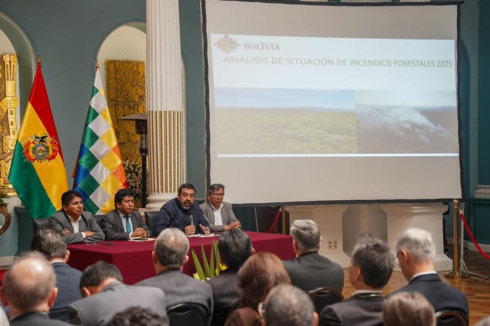 Tras declarar emergencia, el Gobierno expone situación de los incendios ante la cooperación internacional