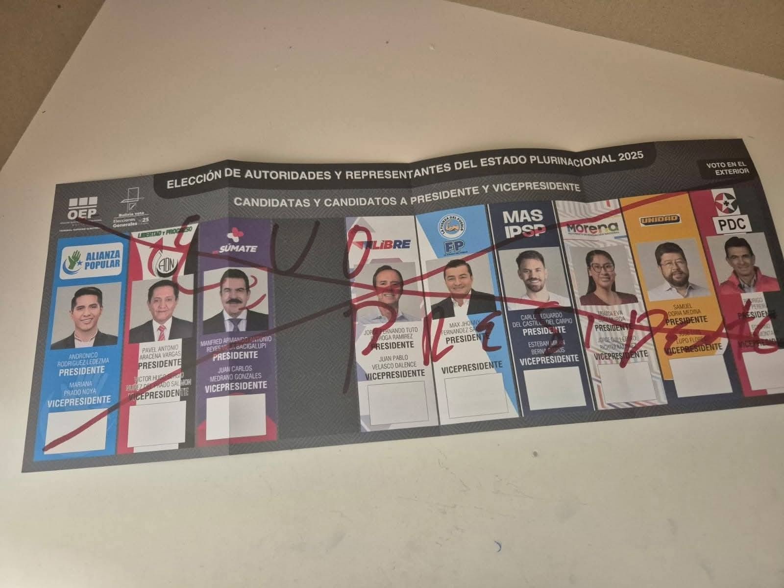 El voto nulo supera a los válidos en mesas del Trópico de Cochabamba y marca tendencia en bastión de Evo Morales