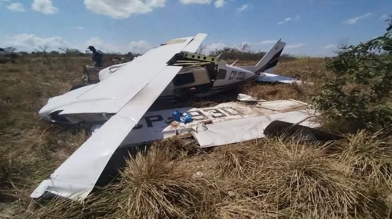 Beni: Dos heridos graves en accidente de avioneta en Baures