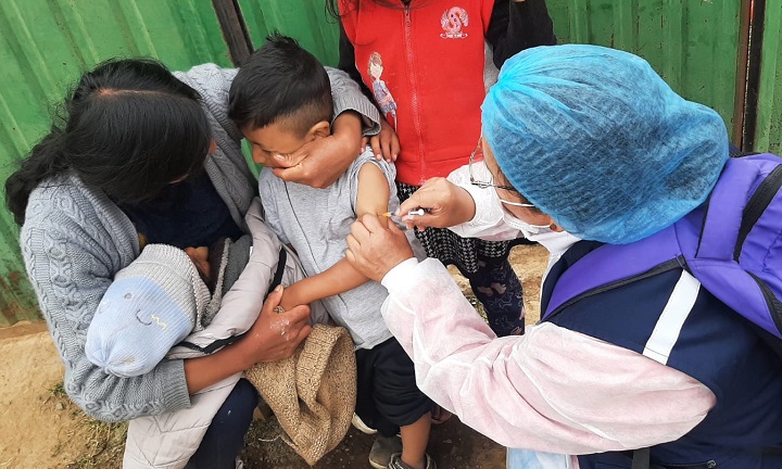 Bolivia reporta 205 casos de sarampión y Salud insta a la población a vacunar a menores