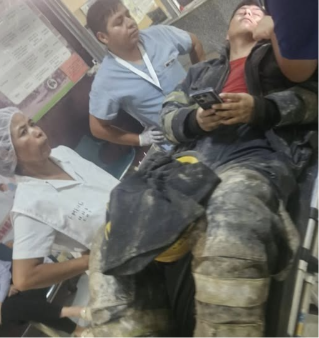 Santa Cruz: Cinco bomberos heridos por la explosión en un silo