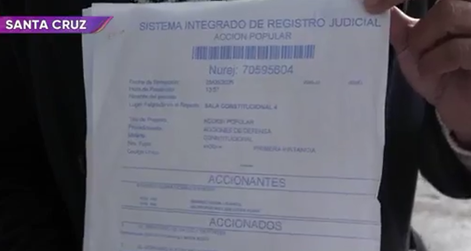 Pacientes con cáncer de Santa Cruz presentan acción popular contra el paro médico
