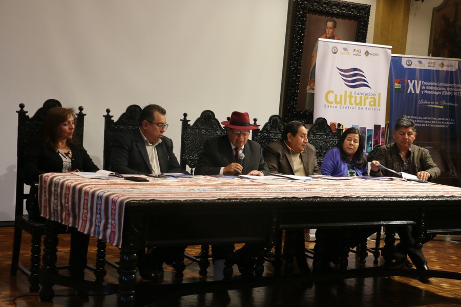Inauguran XV Encuentro Latinoamericano de Bibliotecarios, Archivistas y Museólogos en Cochabamba