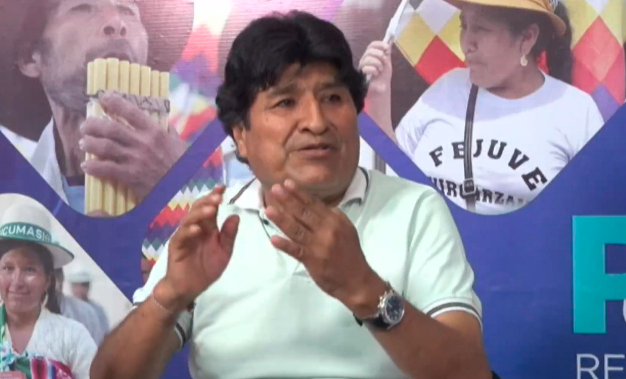 Evo atribuye victoria del PDC a Edman Lara y no a Rodrigo Paz