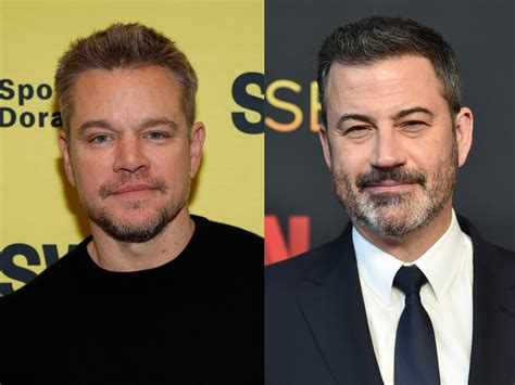 Matt Damon casi muere en casa de Jimmy Kimmel tras atragantarse con carne