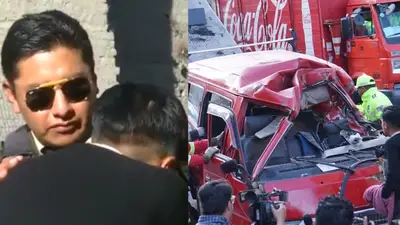 Accidente en la autopista La Paz-El Alto deja un fallecido y siete heridos