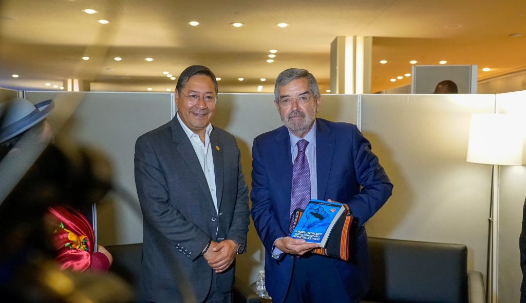 Bolivia y México reafirman hermandad en la Asamblea General de la ONU