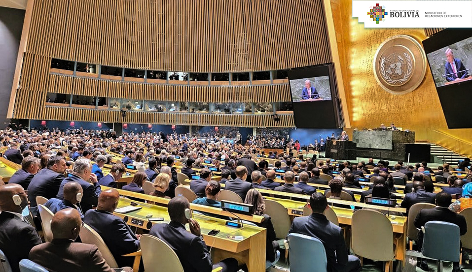 Presidente Arce participará en la Asamblea General de la ONU en septiembre