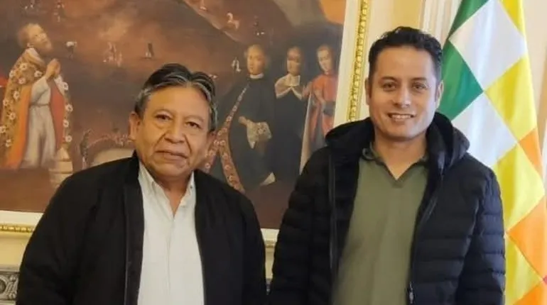 Edmand Lara inicia reuniones de transición con David Choquehuanca