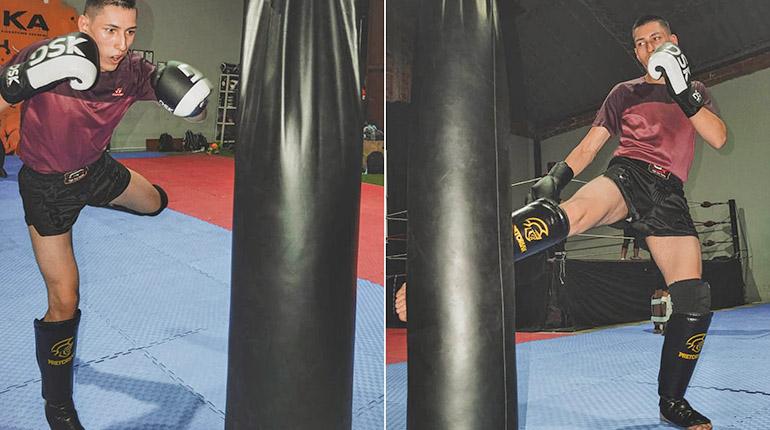Ignacio Cortez, la “máquina” del kickboxing, rumbo al Panamericano