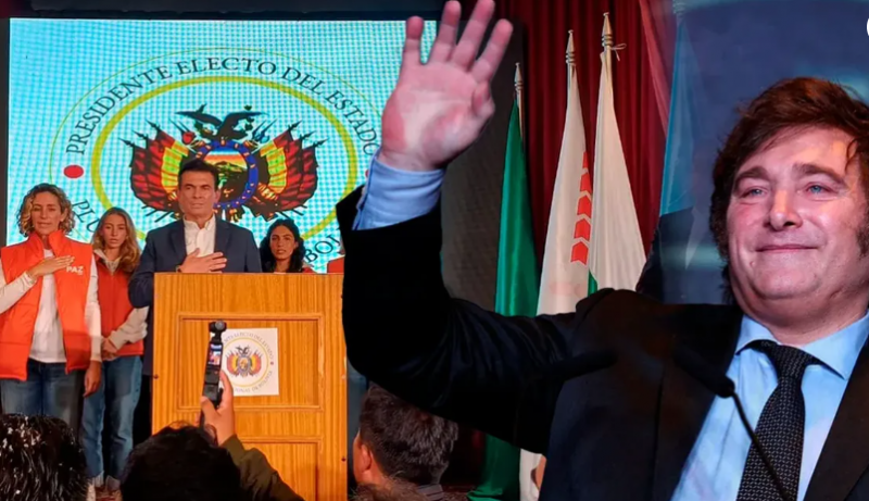Rodrigo Paz felicita a Javier Milei tras elecciones legislativas en Argentina