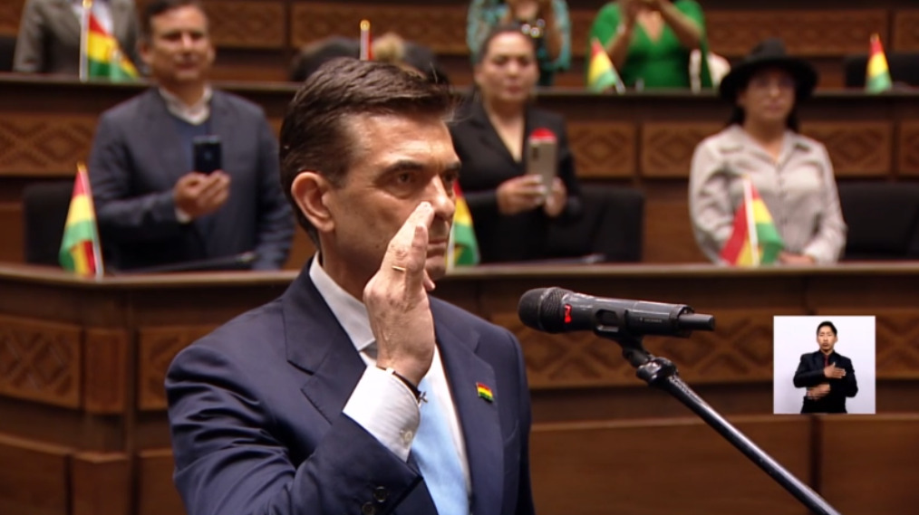 Rodrigo Paz Pereira jura como el Presidente número 68 de la historia de Bolivia