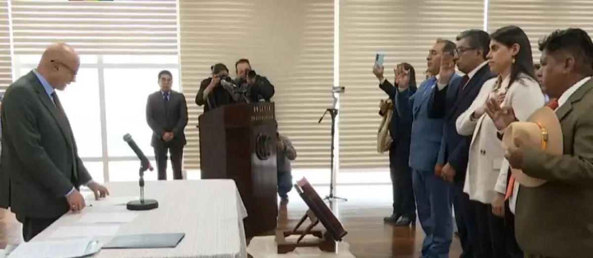 Lupo posesiona a exsenadora de CC y a dos exfuncionarios de Áñez como viceministros