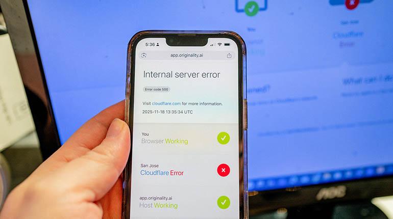 Falla en Cloudflare provoca apagón global y deja fuera a X, ChatGPT y más