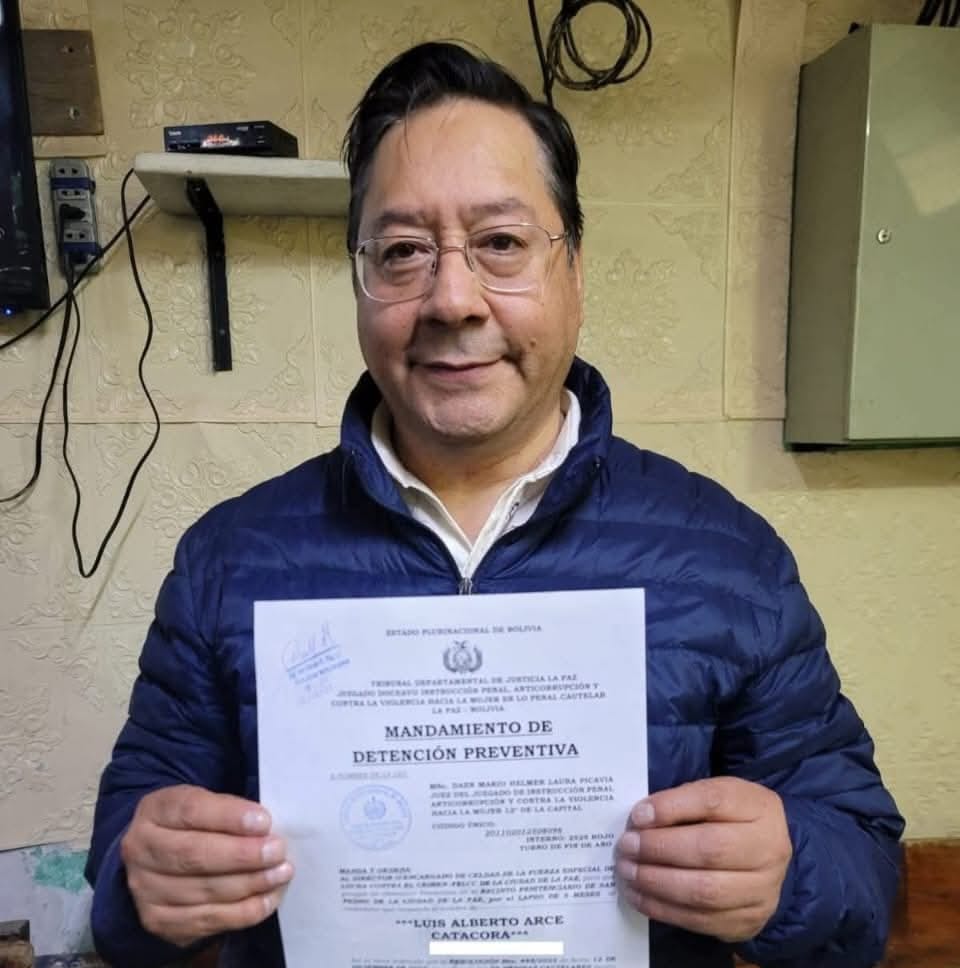 Luis Arce ingresa al penal de San Pedro por el caso Fondo Indígena