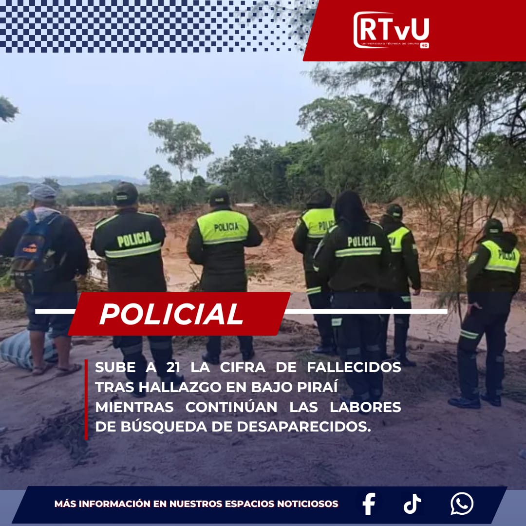 Tragedia en El Torno: sube a 21 la cifra de fallecidos tras hallazgo en Bajo Piraí