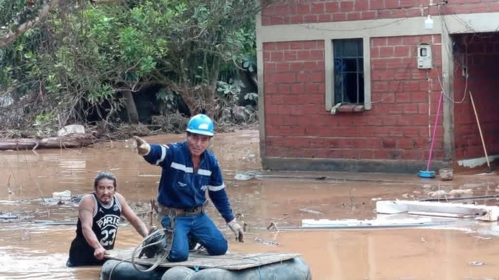 Inundaciones en Tipuani afectan a 90 familias y 30 viviendas
