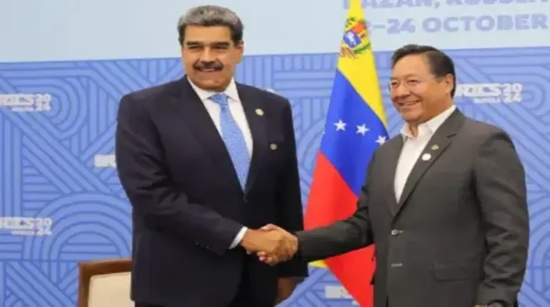 Nicolás Maduro respalda a Luis Arce y denuncia «persecución política»