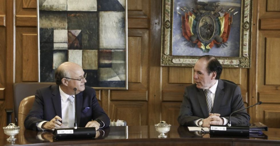 Presidente del BID destaca “muy buena reunión” con el Banco Central de Bolivia