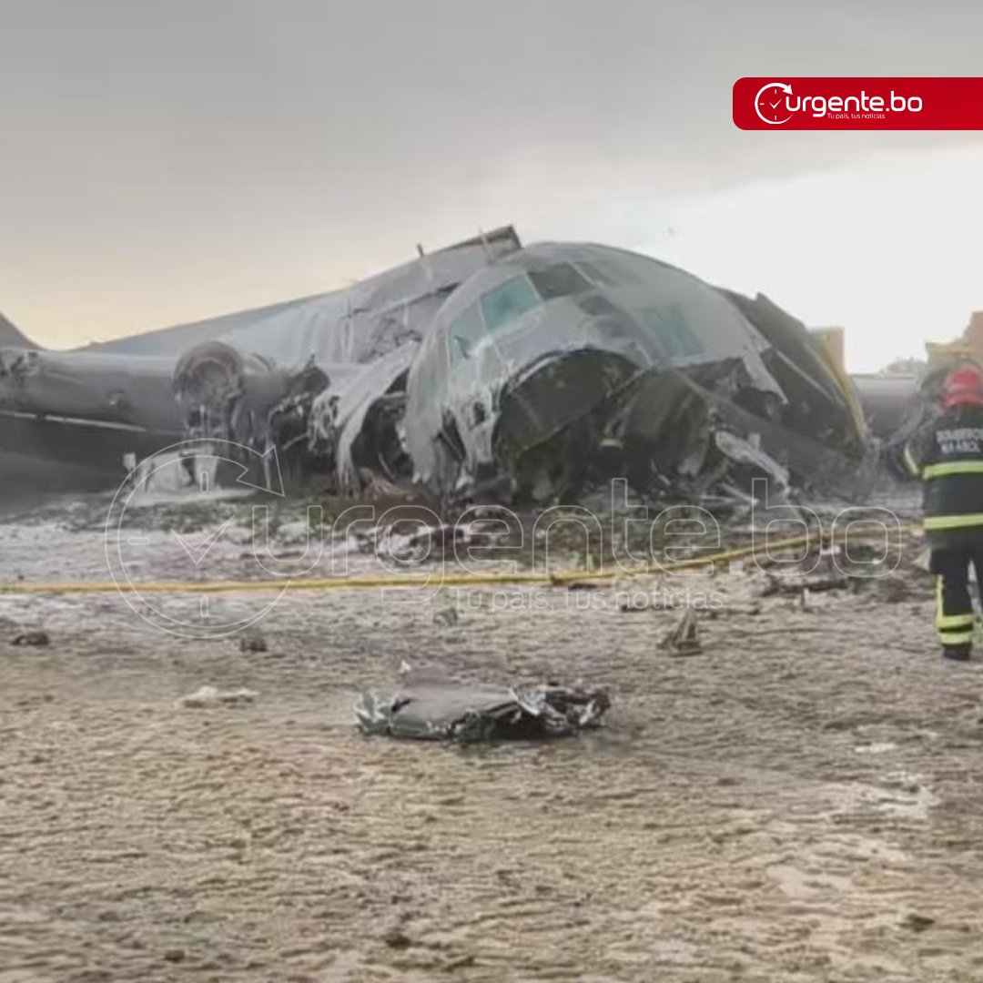 Accidente aéreo en El Alto deja 22 fallecidos y 37 heridos