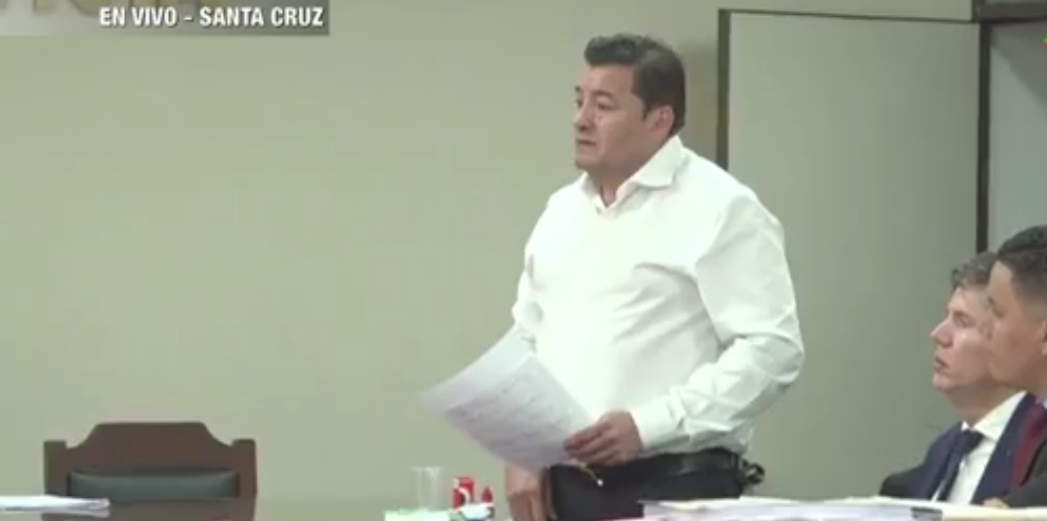 Santa Cruz: Ordenan detención preventiva de Jhonny Fernández en Palmasola por el caso Pavimento