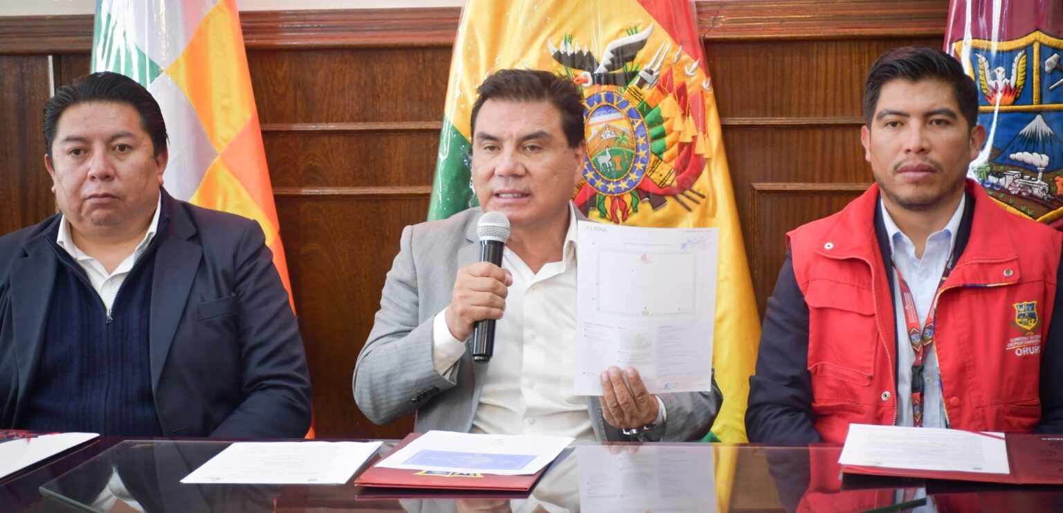Gobernación lanza venta de acciones de Puerto Seco Oruro a Bs 1.000