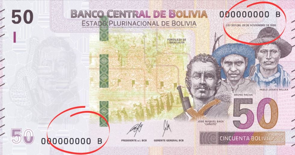 BCB anula billetes Serie B de Bs 10, 20 y 50: cómo identificarlos y qué hacer si los posee