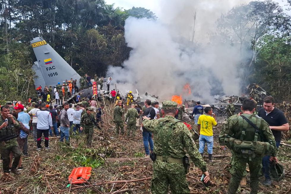 Colombia: Accidente de avión militar deja muertos y decenas de heridos