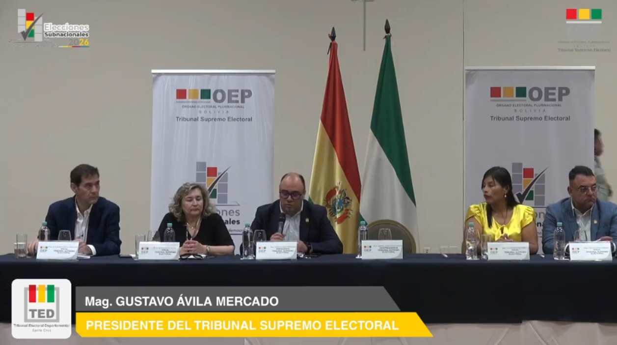 TSE pide respetar resultados y voto ciudadano en elecciones subnacionales