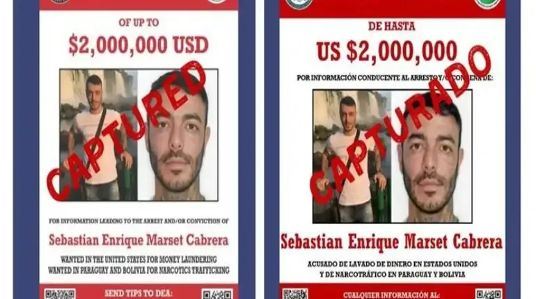 Marset declara ante la justicia de Estados Unidos tras su captura en Bolivia
