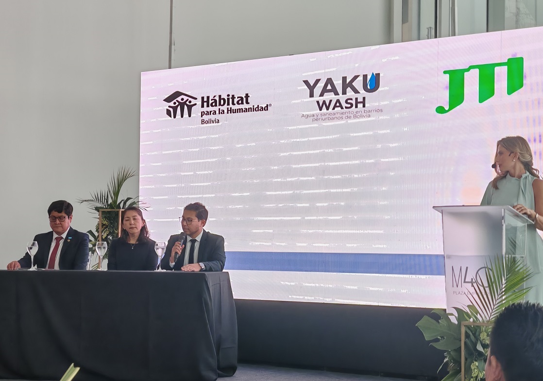 Proyecto Yaku mejora acceso a agua y saneamiento para más de 249 mil personas en Bolivia