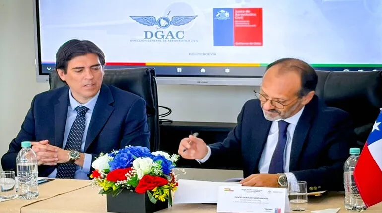 Bolivia y Chile firman acuerdo para ampliar operaciones aéreas internacionales