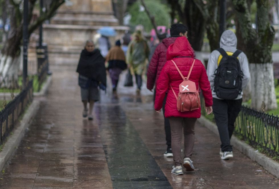 Frente frío provocará descenso de temperaturas y lluvias en el país