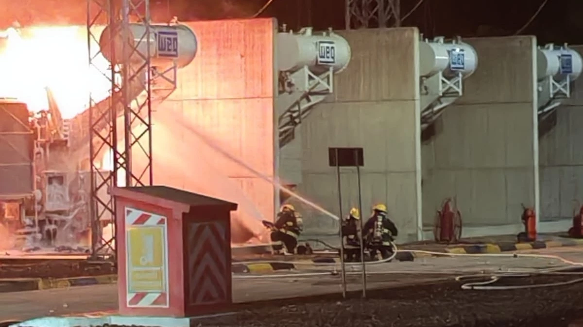 Controlan incendio en planta de ENDE en el Trópico