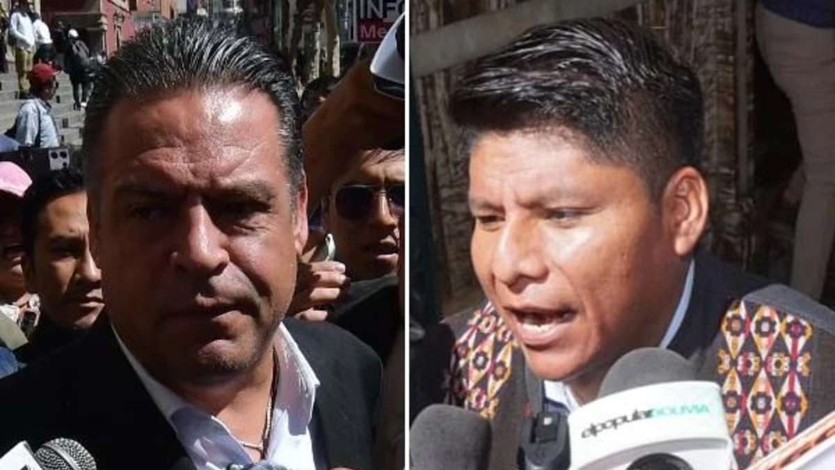 Gobernadores de Cochabamba y La Paz son abucheados al ingresar al Palacio de Gobierno