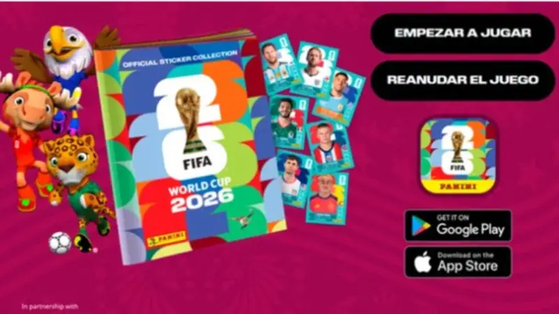 Álbum virtual del Mundial 2026 ya está disponible gratis para fanáticos