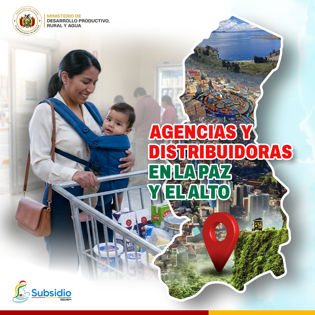 Habilitan nueve puntos de distribución de subsidios en el departamento de La Paz