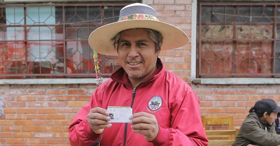 Édgar Sánchez perfila su victoria como Gobernador de Oruro