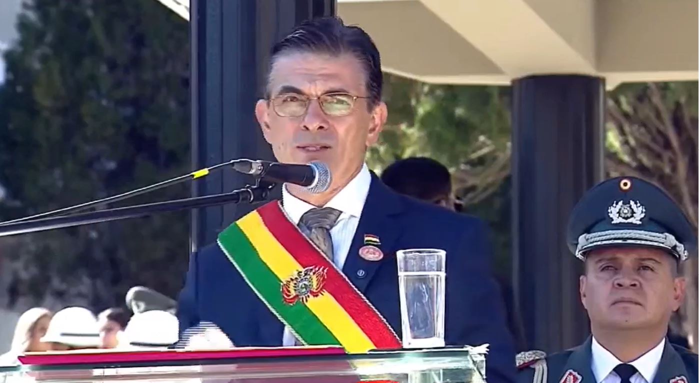 El Presidente Rodrigo Paz destaca el rol del Colegio Militar “Cnl. Gualberto Villarroel” en sus 85 años y reafirma lucha contra la corrupción