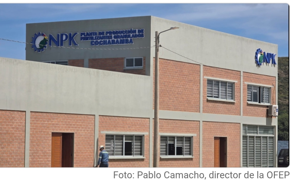 Cuestionan planta estatal de fertilizantes por baja operación