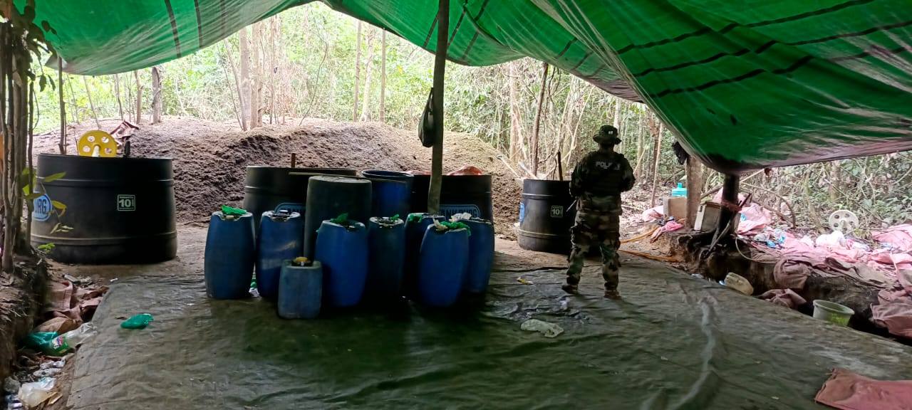 Operativo antidroga deja 11 aprehendidos y 46 laboratorios destruidos en Cochabamba