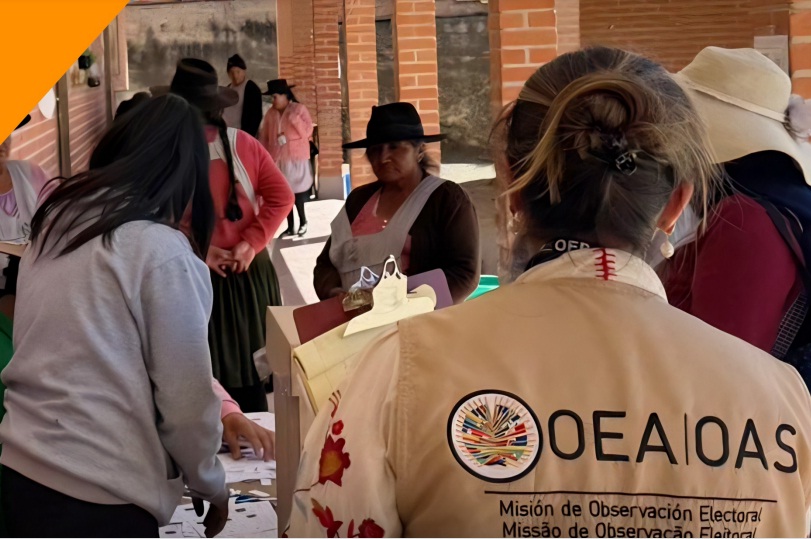 OEA destaca participación del 81% en la segunda vuelta electoral en Bolivia