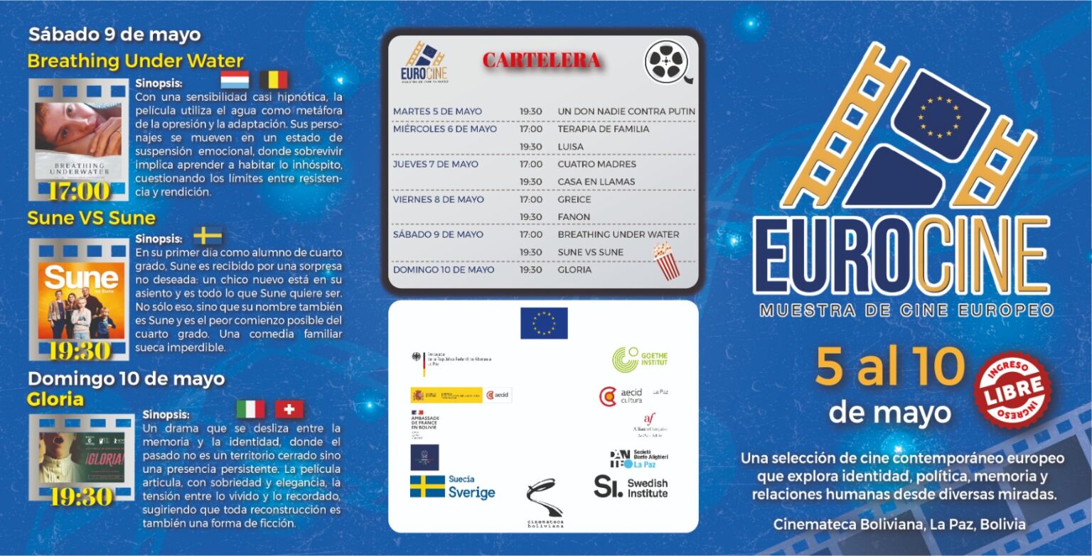 La Unión Europea inaugura Eurocine con funciones gratuitas en La Paz y Santa Cruz