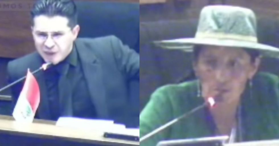 Corbata y pollera generan cruce y tensan debate en la Asamblea