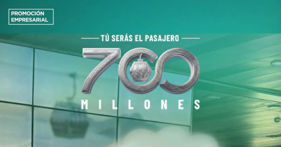 Mi Teleférico alista premiar al pasajero 700 millones en La Paz