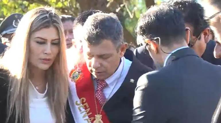 Presidente del Senado se descompensa durante acto en Tarija