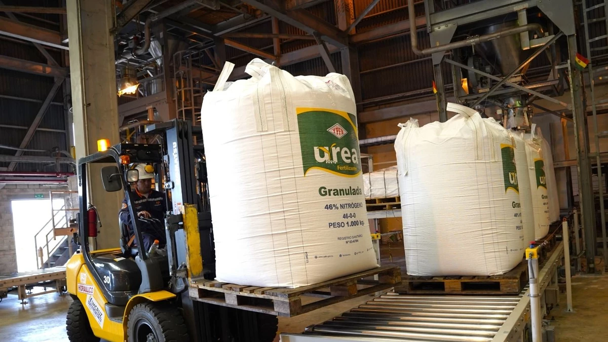 YPFB incrementa en 76% sus ingresos por venta de urea en el primer trimestre de 2026